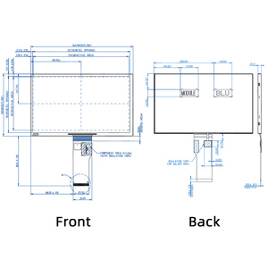 AUO 7 inch 800x480 màn hình <span class=keywords><strong>LCD</strong></span> HMI thiết bị đầu cuối TFT <span class=keywords><strong>LCD</strong></span> hiển thị 7 inch <span class=keywords><strong>LCD</strong></span> module - Product Image 4