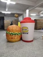 Hot-dog publicitaire gonflable imprimé personnalisé en gros à vendre