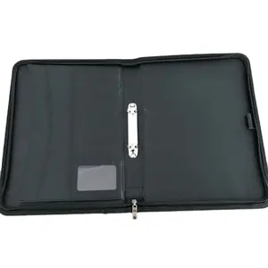 Estuche A4 para archivos de negocios portátil Popular, bolsa de documentos expansible ignífuga con cremallera para oficina, escuela, viaje, seguridad, cuero - Product Image 1