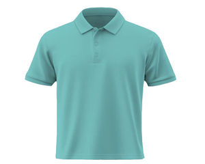 เสื้อโปโลผู้ชายแขนสั้นลำลองแบบถักคอปกเสื้อยืดฤดูร้อน - Product Image 3