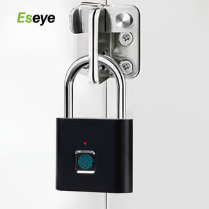 Cerradura electrónica inteligente biométrica para puerta, candado de Metal con huella dactilar, recargable por USB, sin llave, impermeable, para exteriores - Product Image 1
