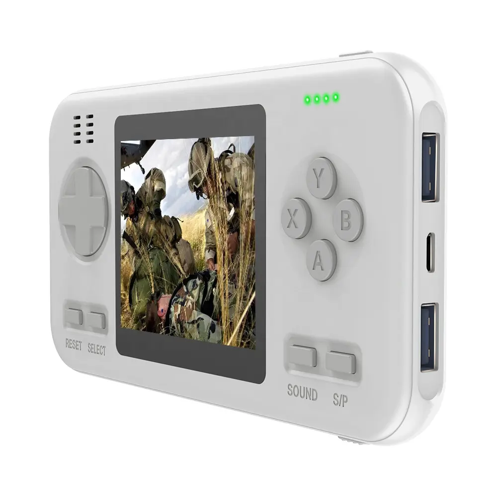 New Portable Video Handheld Game player Game Console 2in1 battery Power Bank for Kids Gifts