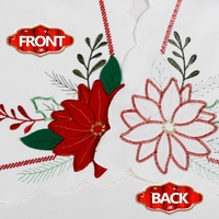 OWENIE – tapis de table en feutre rouge, décoration de noël, Set de Table à manger, vente en gros
