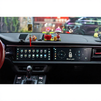 Lecteur multimédia de voiture à double écran tactile, montage sur tableau de bord, Android 13, CarPlay sans fil, Android Auto, 4G, Macan 2014-2017, 1 an