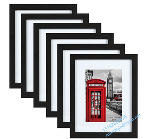 <span class=keywords><strong>Cadre</strong></span> photo mural en bois MDF enveloppé de papier pour la décoration intérieure en 15x20x25x35x40x50x70x100cm avec <span class=keywords><strong>double</strong></span> tapis - Product Image 5
