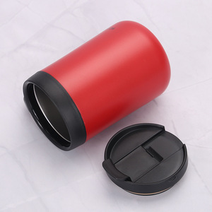 Custom 304 Stainless Steel Double Wall Travel Thermal Tumbler <b>Coffee</b> Cup Vacuum <b>Flask</b> Gift Set Handle Promotional Leak-Proof BPA - Product Image 5