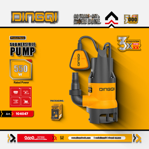 ปั๊มน้ำเสียแบบจุ่มใต้น้ำ DingQi 550W/750W/1500W ทำจากเหล็กหล่อ ใช้ได้สองแบบ สำหรับน้ำสะอาด ชลประทาน และน้ำเสียจากการก่อสร้าง 220V - Product Image 1