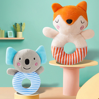 Nouveau bébé shaker anneau hochet bébé en peluche hochet dentition ensemble sensoriel bébé jouet 0-12 bébé hochet jouets