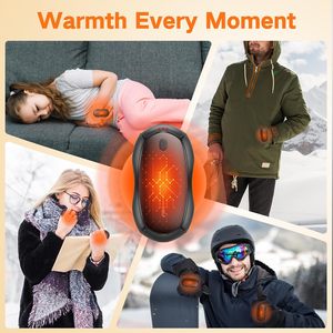 LOGO Customizable Rechargeable Hand Warmer Warm Hands Portable Power Bank 3600 Charging Treasure - Product Image 3