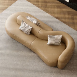 Divano Lounge a Forma di <span class=keywords><strong>S</strong></span> in Vendita, Moderno e Creativo, Stile Italiano, Ovale a Due Posti per Hall di Hotel e Soggiorno - Product Image 2
