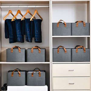 Vente Flash : Armoire Pliable, Organisateur de Vêtements, Boîte de Rangement, Boîtes de Rangement en Tissu Lavables, Bacs de Rangement pour Vêtements - Product Image 3