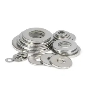 Wholesale Custom Grade A2-70/A4-80 M3 M6 M9 M12 Flat Washer Stainless Steel Plain Flat Washers Supplier