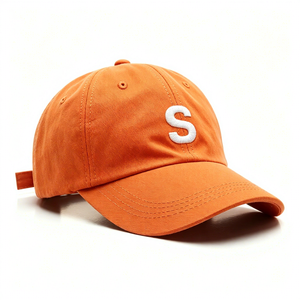 Embroidery Letter Twill Washed Common Baseball Cap <b>Waterproof</b> Outdoor Golf Hiking Dad <b>Hat</b> Adjustable - Product Image 2