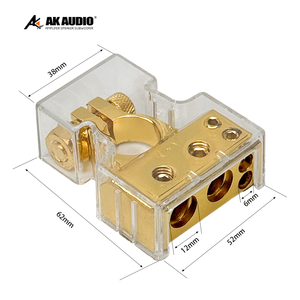 AK-DCT01ขั้วแบตเตอรี่เสาบนสำหรับงานหนักพร้อมปะเก็นพื้นที่และฝาครอบโปร่งใส-0/4/8/10 AWG สีเงินที่มีคุณภาพสูง - Product Image 6