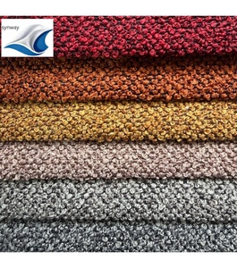 Nueva Tela de Poliéster 100% de Imitación Lino de Dos Tonos de 430 g/m², Ideal para Tapicería de Sofás, Gran Venta - Product Image 1