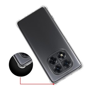 Per <span class=keywords><strong>Redmi</strong></span> 15C 4G <span class=keywords><strong>5G</strong></span> 15T Pro oltremare versione 14C trasparente custodia per telefono cellulare TPU quattro angoli Anti-caduta <span class=keywords><strong>Cover</strong></span> protettiva - Product Image 2