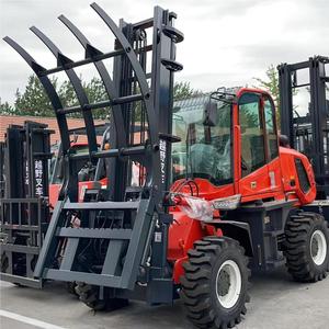 CE China Manufacturer 4x4 3 Ton 4 Ton 5 Ton Diesel <strong>Forklift</strong> Trucks Off-road <strong>Forklift</strong> - Product Image 2