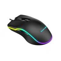Souris de jeu PC filaire M12 Logo personnalisé arc-en-ciel haute DPI 6 boutons programmable Interface USB Design ergonomique