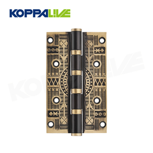 Bisagras de <span class=keywords><strong>Cierre</strong></span> Automático Vintage de Lujo Koppalive, Bisagras de Resorte para Puerta de Madera de Latón para Baño - Product Image 6