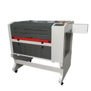 High accuracy CO2 Laser Engraving Machine 6090 with rotary for cylinder to operate