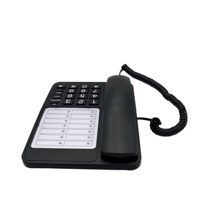 Vente en gros en usine moderne Téléphone noir multifonctionnel pour chambre d'hôtel Téléphone commercial filaire avec <span class=keywords><strong>ligne</strong></span> <span class=keywords><strong>fixe</strong></span> - Product Image 4