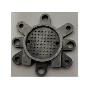 custom oem sand blasted metal aluminum furnace end CNC machining milled turned prototype model part