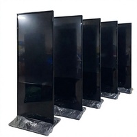 Harga Pabrik Langsung 2025 Layar LCD Vertikal 32 Inci Android Wifi Portabel untuk Iklan Teks Dalam Ruangan, Model Ransel