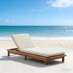 Chaise longue <span class=keywords><strong>de</strong></span> piscine Sunway moderne en teck pour l'extérieur, réglable, pour patio, chaise longue <span class=keywords><strong>de</strong></span> <span class=keywords><strong>bain</strong></span> <span class=keywords><strong>de</strong></span> <span class=keywords><strong>soleil</strong></span>, mobilier <span class=keywords><strong>de</strong></span> plage - Product Image 3