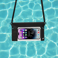 Pochette étanche pour téléphone Yuanfeng New Outdoor Water Sports avec écran tactile TPU, IPX8, avec valve à vide