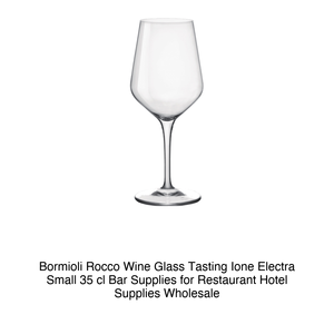 แก้วชิมไวน์ Electra Small ขนาด 35 ซล. ยี่ห้อ Bormioli Rocco สูง 21 ซม. เส้นผ่านศูนย์กลาง 5.8 ซม. - Product Image 2