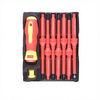Kit de Herramientas de Reparación Multifuncional para Telecomunicaciones, de Doble Uso, con Destornilladores Versátiles y Juego de Destornilladores Aislados para Electricistas