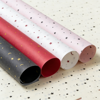 Papier de soie personnalisé avec estampage à chaud pour l'emballage de vêtements, de fleurs, de cadeaux et de bouquets