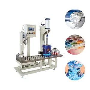 High quality Plastic Steel Package 5L Paint Ink Oil Packing Filling Machine