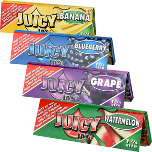 Juicy Jay's Flavored Cigarette Paper 78x44mm Regular Size, suitable for cigar rollrs and tobacco cigarette paper. - Product Image 1