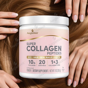 OEM ODM doğal kaynaklı hidrolize kollajen toz saç cilt tırnak ve eklem desteği kadınlar ve erkekler için kollajen takviyeleri - Product Image 3