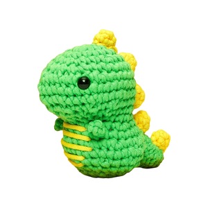 Kit de Ganchillo de Dinosaurios <span class=keywords><strong>Woobles</strong></span> para Principiantes, Paquete Completo de Materiales de Ganchillo con Instrucciones en Inglés y Tutoriales en Video - Product Image 5
