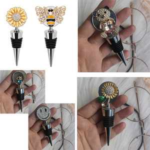 Creative zinc alloy <b>wine</b> stoppers, 6-thread bottle stoppers for sealing and preserving <b>wine</b>, factory direct sales and wholesale - Product Image 1