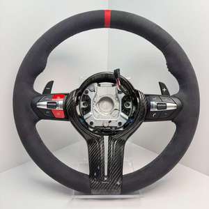 Personnalisé pour M3 M4 M5 M6 F30 F10 F15 F36 F01 F20 F22 F25 F31 F32 F34 F32 pour <span class=keywords><strong>volant</strong></span> en Alcantara - Product Image 1