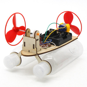 Barco de viento a control remoto, kit de madera, juguete educativo STEM para niños de 7 a 9 años, funciona con pilas, proyecto de ciencia e ingeniería - Product Image 3