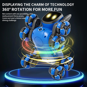 Juguete Educativo Eléctrico Recargable de Plástico para Mascotas, Robot Perro Bailarín con Imitación Animal, Movimiento Biónico y IA Programable para Niños - Product Image 3