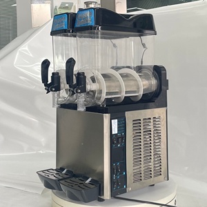 Máquina de Granizados Comercial de Doble Voltaje 110V/220V con 2 Recipientes, Máquina Universal de Granizados y Bebidas Congeladas para el Mercado Global - Product Image 3