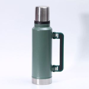 Bouteille isotherme à double paroi en acier inoxydable 1L 1.4L 1.9L avec poignée, gourde de voyage - Product Image 3