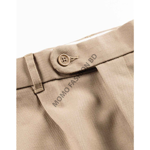 Comfortable Stretch Twill <b>Pants</b> for <b>Men</b> All Day Wear Stylish Regular Fit Breathable Eco-Friendly 100% Cotton Canvas <b>Pants</b> for - Product Image 4