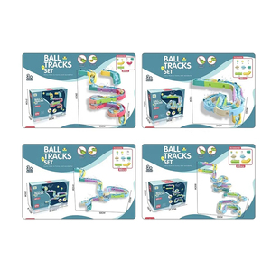 Jinying Nouveau Design Jouet de Bain pour Bébé et Tout-petit, Jeu de Piste Aquatique avec Balle en Plastique et Ventouses pour Baignoire - Product Image 6