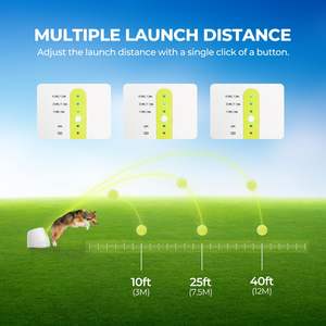 Orta büyük köpekler için yeni otomatik köpek topu başlatıcısı interaktif köpek topu atıcı zihinsel stimülasyon atmak tenis topu makinesi - Product Image 4