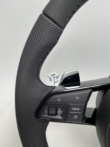 Ajustement pour Audi S4 A5 A4 <span class=keywords><strong>S3</strong></span> S5 S6 S7 RS3 RS4 Rs5 Rs6 Rs7 Q3 Q5 Q7 Q8 A3 A6 A7 A8 B9 B8.5 R8 TT C8 Led Volant En Fiber De Carbone - Product Image 2