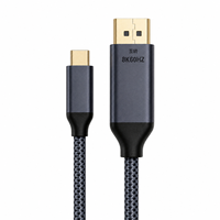 Câble USB-C bidirectionnel 8K 60Hz DP 1.4 1m PVC compatible Thunderbolt 4 OEM personnalisé pour HDTV