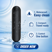 Mini vibromasseur à balle imperméable, silencieux, rechargeable par USB, avec 10 modes de vibration pour la masturbation féminine
