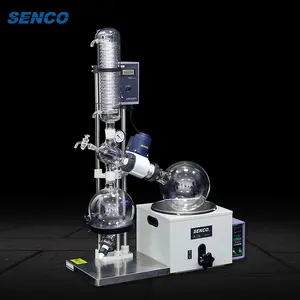 Evaporador rotativo de destilación de alcohol SENCO 5L R502B con matraz de evaporación de 5L