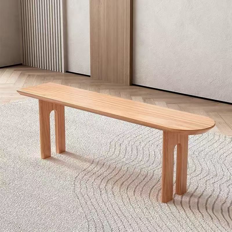 [Natural wood color] Stool 200*30*45cm